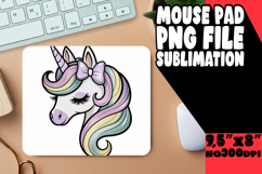 WHIMSICAL mouse mat Gift Magic, Unicorn Product Image 1