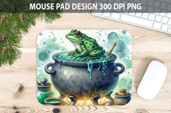 Frog Mouse pad Sublimation - Halloween Animal PNG Design Product Image 1