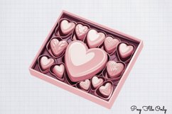 Retro Valentine Day Clipart PNG Product Image 1