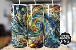 Stained On Stained Glass Tumbler Warp - Tumbler Design Product Image 1