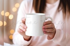 Valentine&#039;s Mug Mockup In Hands | Valentine&#039;s Day Mockup Product Image 3