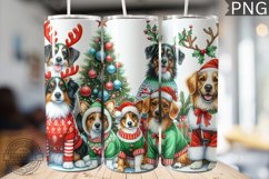 Christmas Dog Tumbler Wrap - Christmas Tumbler Design Product Image 1