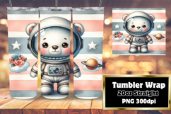 Creative 20oz Tumbler Wrap for Gifts , Teddy Bear Product Image 1