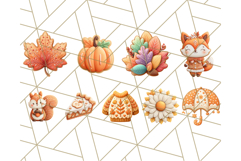 Fall Gingerbread Cookie PNG Clipart, Autumn Cookies Clip Art Product Image 3