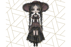 Gothic Halloween Clipart Dark Aesthetic PNG, Halloween Png Product Image 3