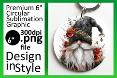 Adorable Gnome Sublimation Circle Variety Product Image 1