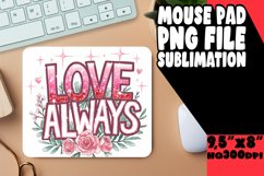 Luminous Mouse Mat Sublimation, Valentines Product Image 1