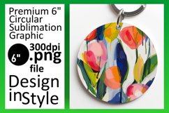 Radiant Patterned Round Sublimation Variety Product Image 1