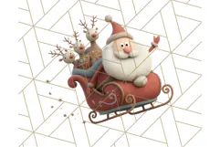Santa Claus Clipart, North Pole Holiday PNG Graphics Product Image 3