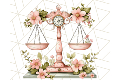 Cottagecore Kitchen Clipart, Vintage Country Floral Kitchen Product Image 3