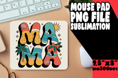 UNIQUE desk MAT Playful PNG, Mama Product Image 1