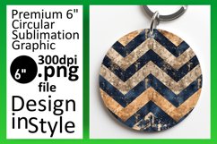 Vibrant Glitter Stripes Round Design Art Product Image 1