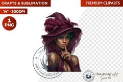 Autumn Witchcraft Clipart - Amber Spells witch PNG Product Image 1