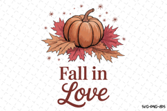 Fall in Love Svg | Halloween Svg | Svg Cut Files Product Image 1