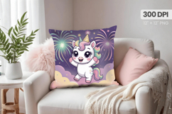 Happy New Year PNG Pillow, Festive New Year's Eve 2026 PNG Product Image 1