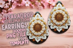 Lovely Teardrop Design for DIY Projects , Mandala Product Image 1