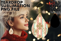Timeless Teardrop Earrings GIFT IDEAS, Gold Flower Product Image 1