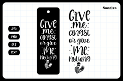 Dark Romance Bookmark Saying SVG | Give Me Angst Product Image 3