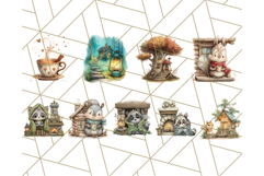 72 Cozy Cabin Critters Clipart PNG, Fall Animal Png Product Image 3