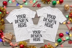 Christmas Family Matching Group Flat Lay Mockup Product Image 1