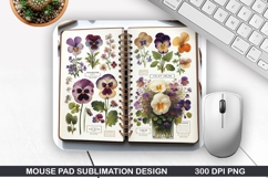 Mouse Pad Sublimation, Animals Mouse Pad PNG Design Product Image 1