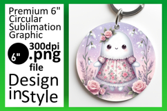 Trendy Round Design for Car Coasters , Cute Ghost Product Image 1