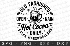 Old Fashioned Hot Cocoa Svg | Christmas svg Product Image 1