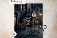 Noir Movie Backdrops Cinematic Digital Papers for Journals Product Image 10