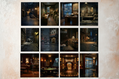 Noir Movie Backdrops Cinematic Digital Papers for Journals Product Image 11