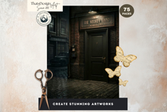 Noir Movie Backdrops Cinematic Digital Papers for Journals Product Image 6