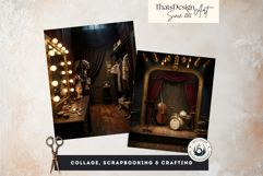 Noir Movie Backdrops Cinematic Digital Papers for Journals Product Image 8