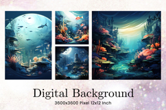 Sea Beach Landscape Background Summer Vacation Wall Art_75 Product Image 1