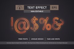 Shine Stroke Editable Text Effect, Graphic Style Product Image 6