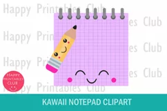 Kawaii Notepad Clipart I To Do List Reminder Product Image 2