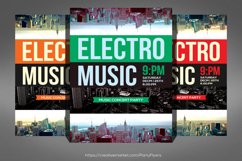 Modern Electro Music Flyer Product Image 1