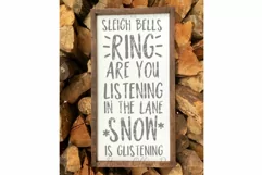 Sleigh Bells Ring SVG DXF PNG jpeg |Christmas Quote Digital Product Image 3