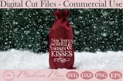 New Years Wishes and Midnight Kisses, New Year's Eve SVG Product Image 1