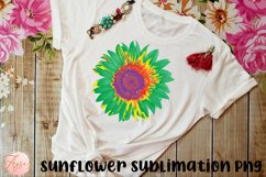 Tie-Dye Sunflower Sublimation Product Image 1