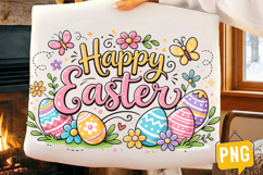 Happy Easter PNG, Easter Day Sublimation Design,Easter Shirt Product Image 2