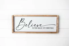 Christmas SVG - Believe In The Magic Of Christmas Product Image 2