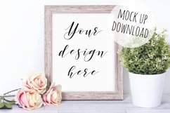 Wooden Frame Mockup Photograph Product Image 1