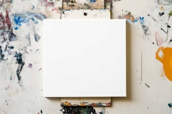 Art White Canvas Mockup Product Image 1