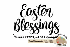 Easter svg Christian Faith svg Easter wood sign pillow diy Product Image 2