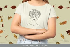 Head of Flowers for T-Shirt Design Product Image 1