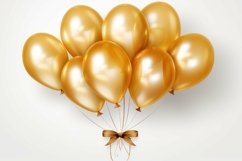 Golden Balloons Background Wallpaper Product Image 1