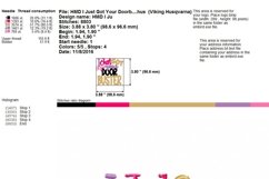 I Just Got Your Doorbuster - Black Friday Embroidery Product Image 2