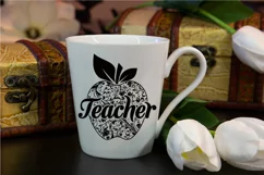 Teacher SVG PNG EPS DXF Files for Cutting and Printing Product Image 3