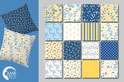 Yellow Floral Surface Patterns, Floral Papers, AMB-1418 Product Image 3