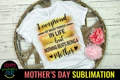 Being a Mom Mothers Day Sublimation I Mama Sublimation Product Image 1