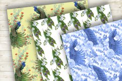 Seamless Pattern Peacocks Product Image 2